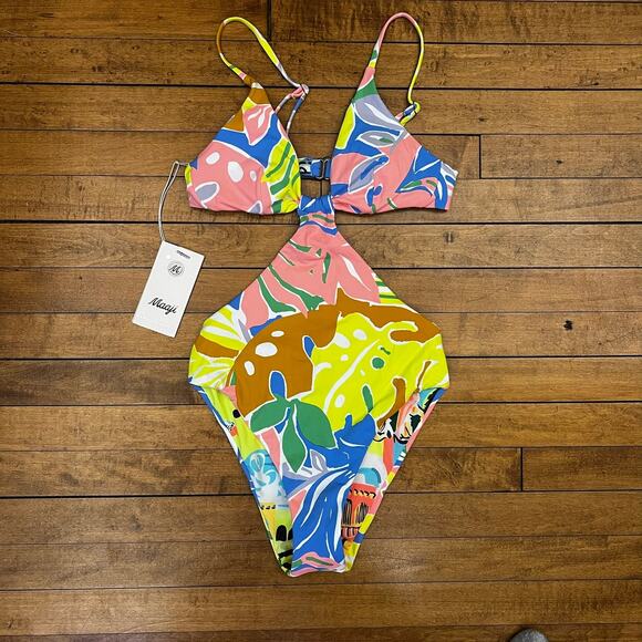 Maaji Selvatik Mimi Reversible One Piece Swimsuit sz S NEW WITH TAGS $167 - Picture 1 of 11